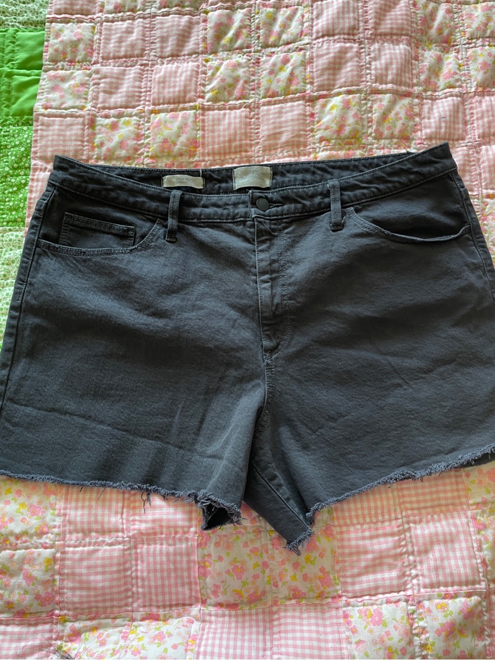 Universal Thread Black Cutoff Denim Shorts
